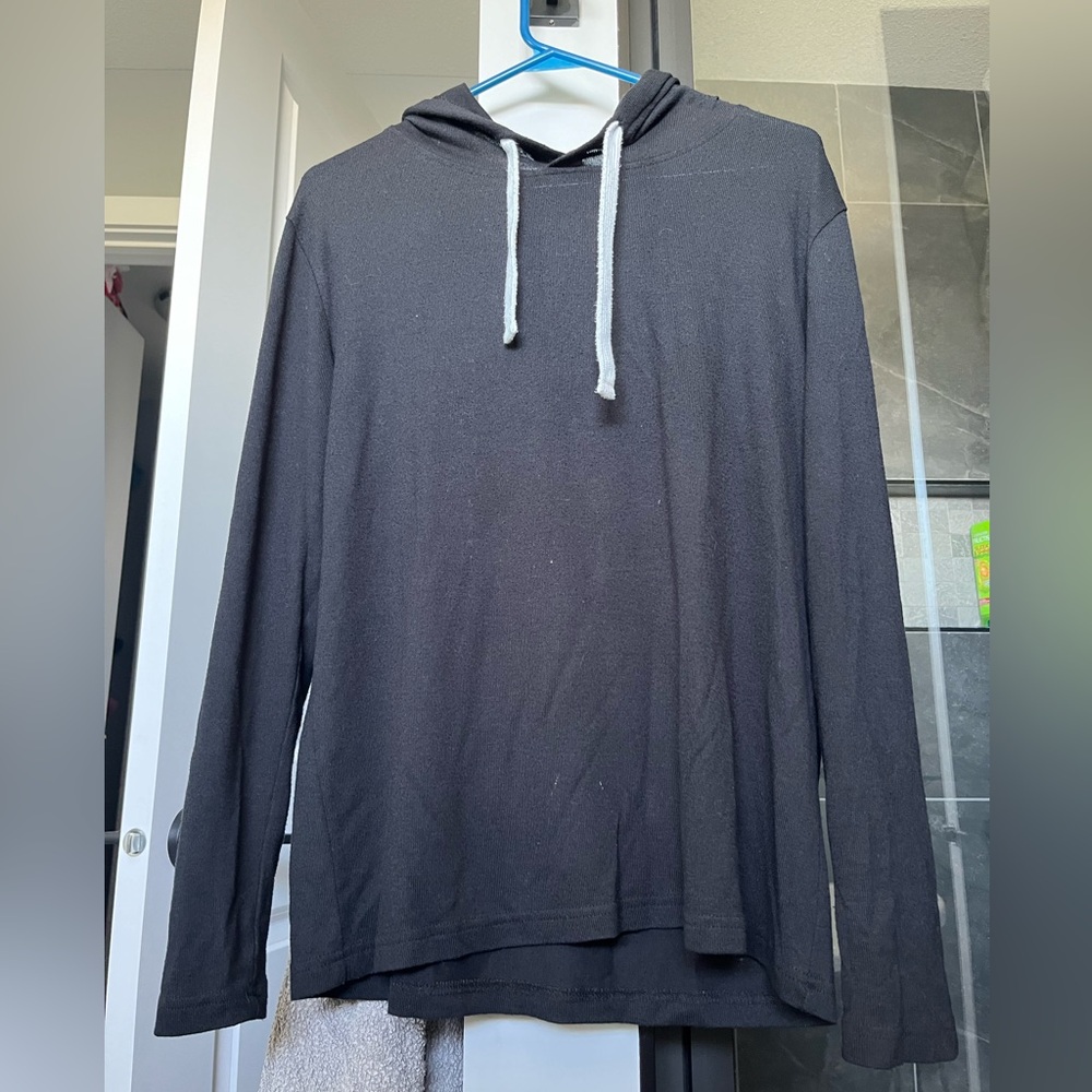 Zyia Black Lounge Boyfriend Hoodie - size XS